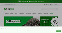 Desktop Screenshot of herp-italia.com
