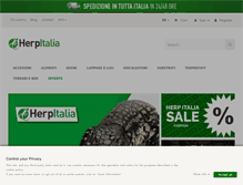 Tablet Screenshot of herp-italia.com